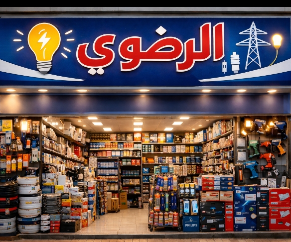 الرضوى جميع الأدوات الكهربائية وادوات الانارة